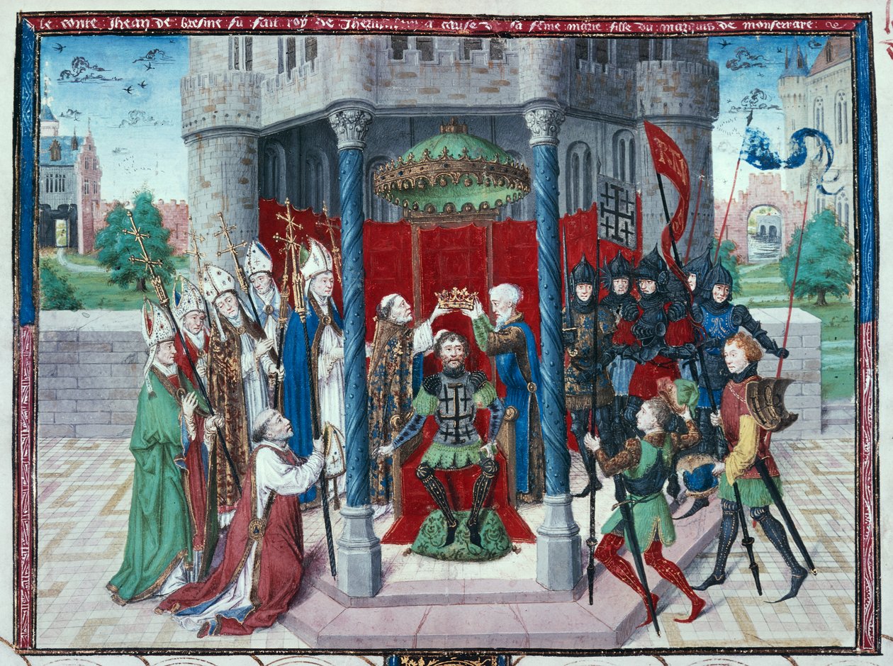 Count Jean de Brienne, Miniature from 