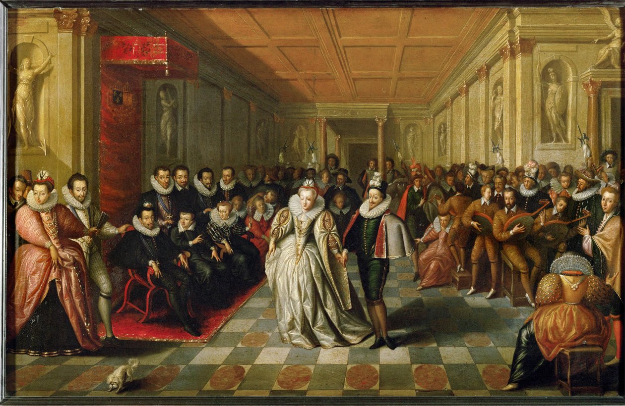 Court Ball at the Palais du Louvre for the Wedding of Anne, Duke of Joyeuse by French School