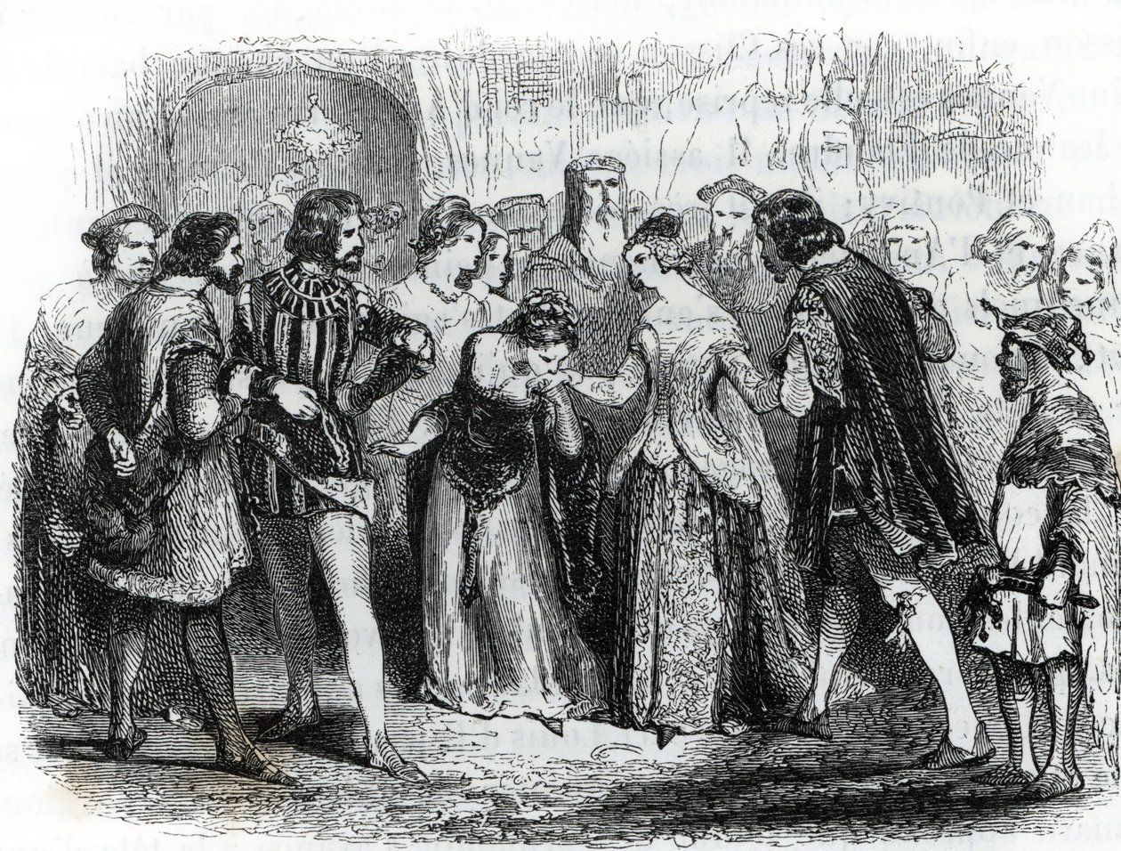 Creation of the Order of the Garter by French School