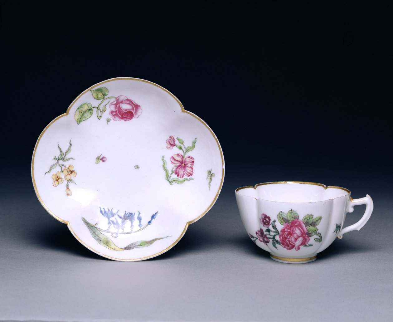 Cup and Saucer, Vincennes, c.1745-52 by French School