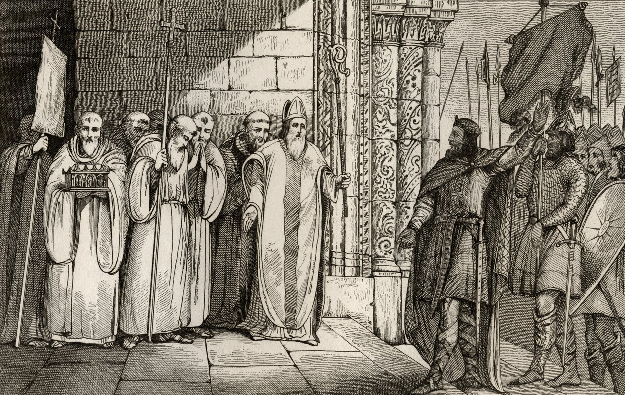 Dagobert Taking Down the Banner at St. Denis, from 