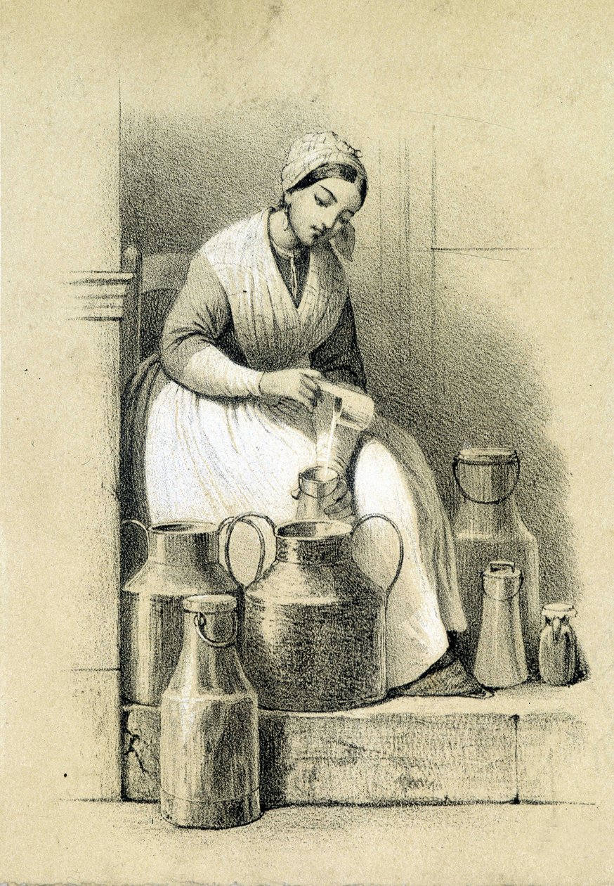 Dairy, France, c.1855 by French School