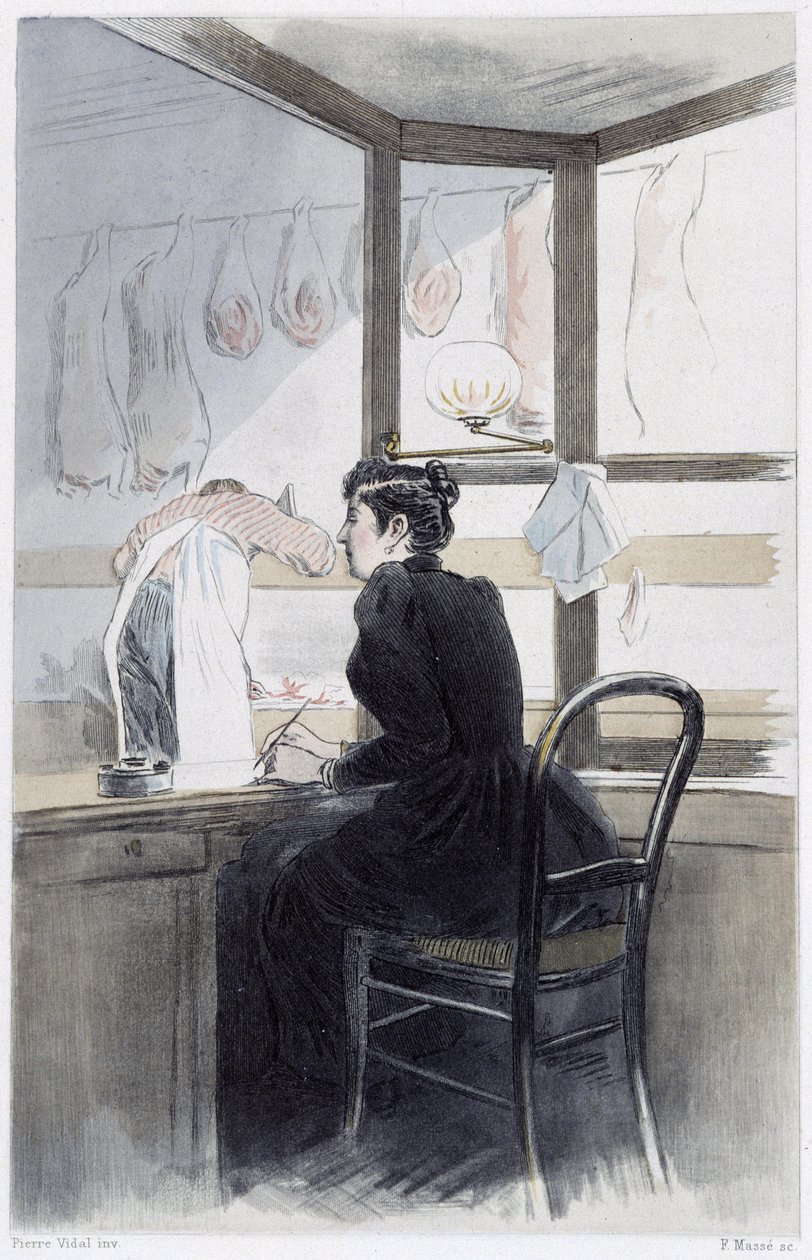 Cashier Woman (at the Butcher