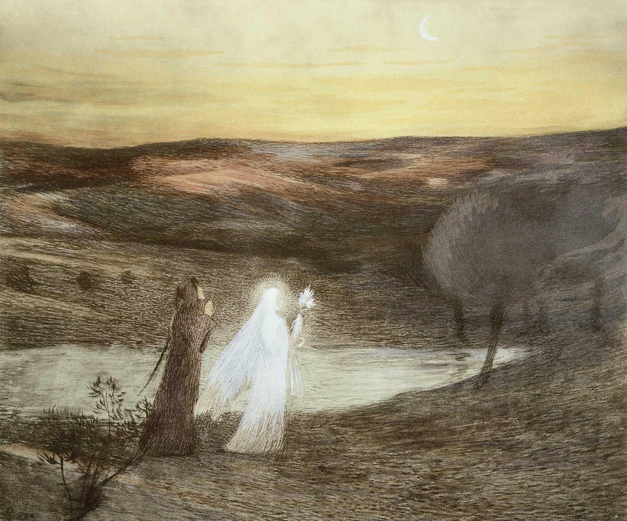 Dante and Beatrice, from L