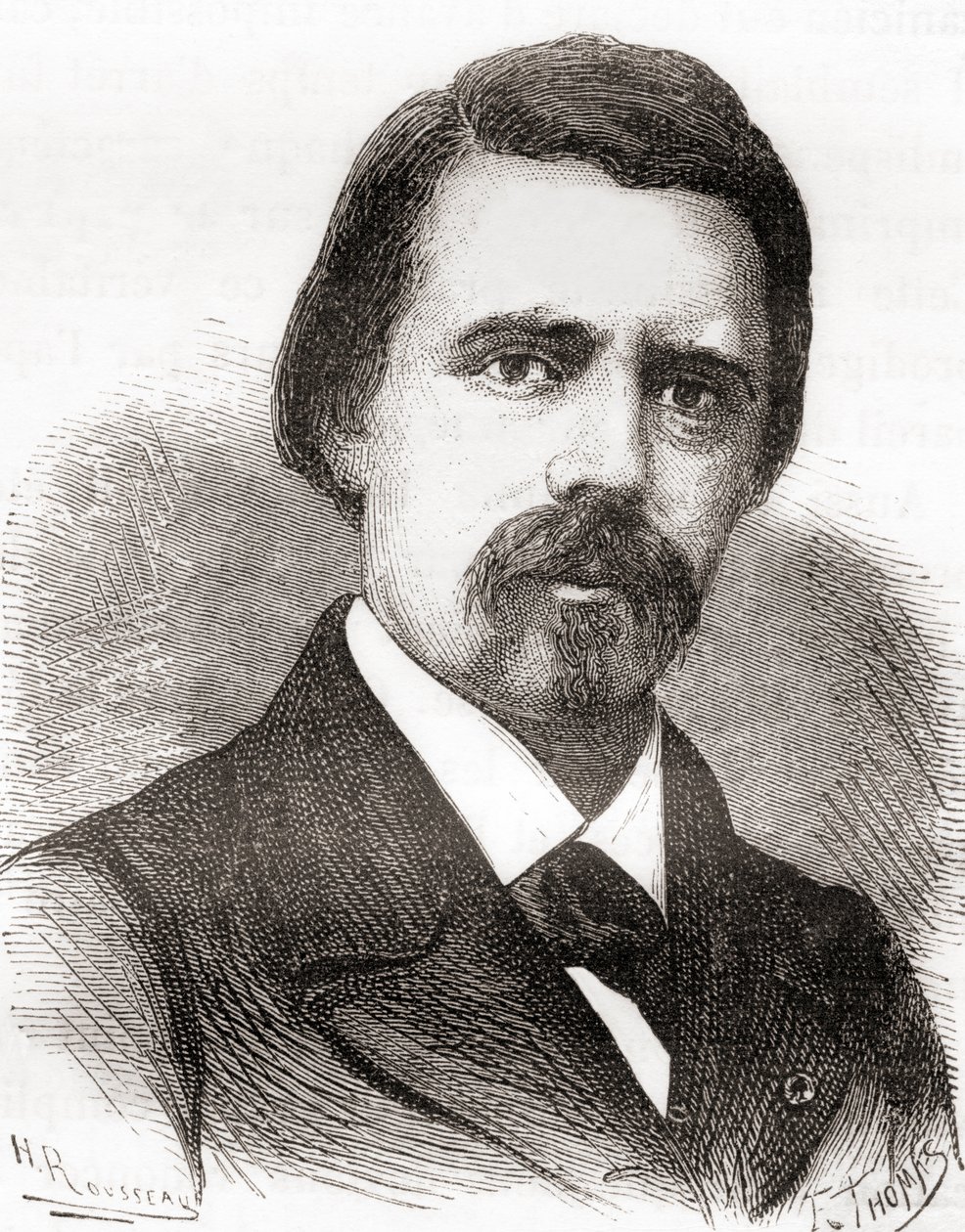 David Edward Hughes, from Les Merveilles de la Science, published c.1870 by French School