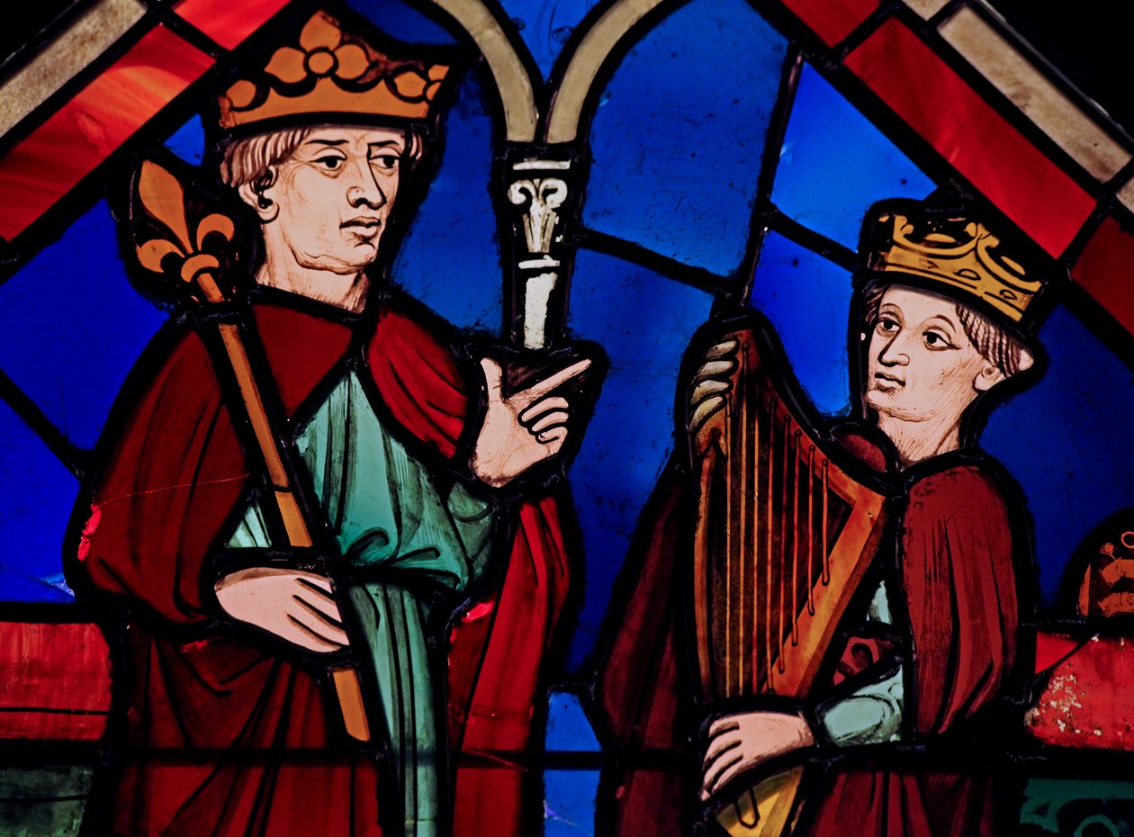 David and Saul (Bay B) by French School