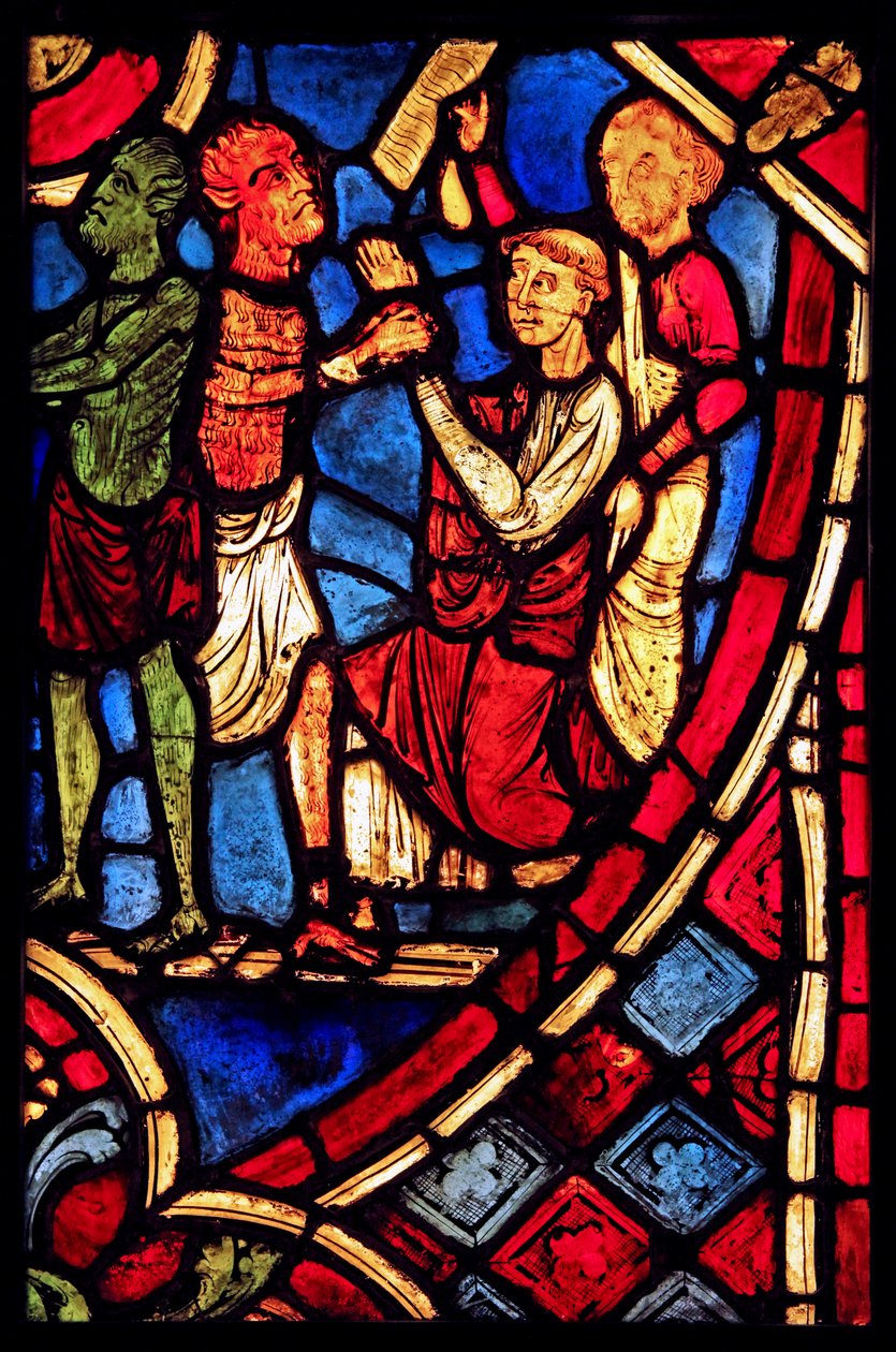 Theophilus Strikes a Deal with a Devil by French School