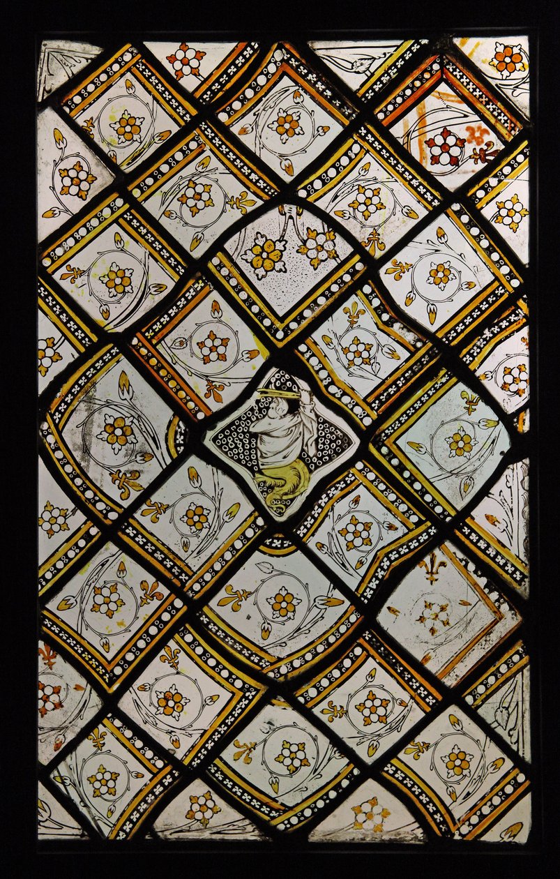 Grisaille panel, originally from the Abbey of St Denis by French School