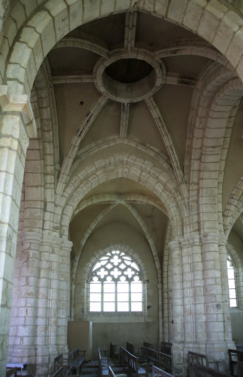 The south wall of the south transept by French School
