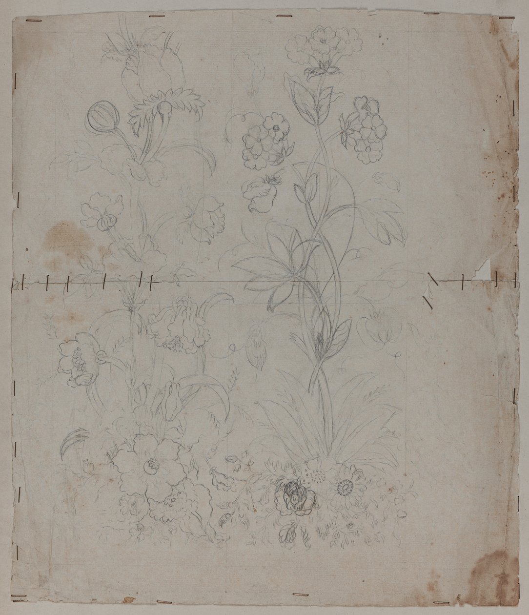 Design Drawing by French School