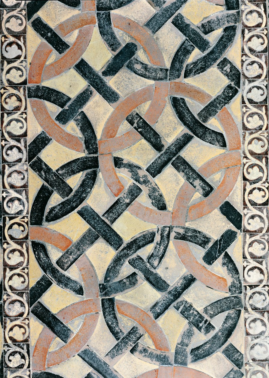 Detail of the Pavement from the Chapelle de la Vierge by French School