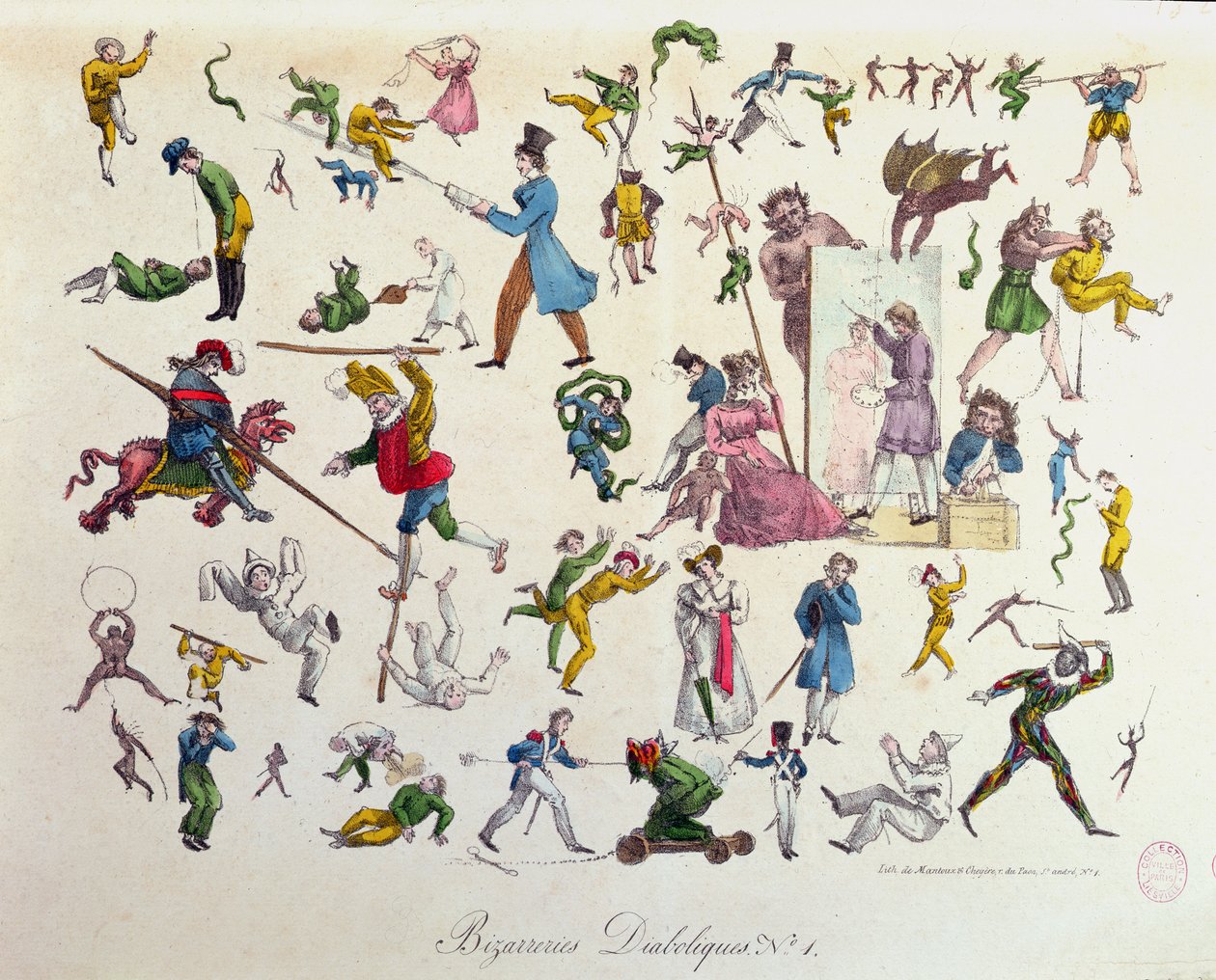 Devilish Oddities by French School