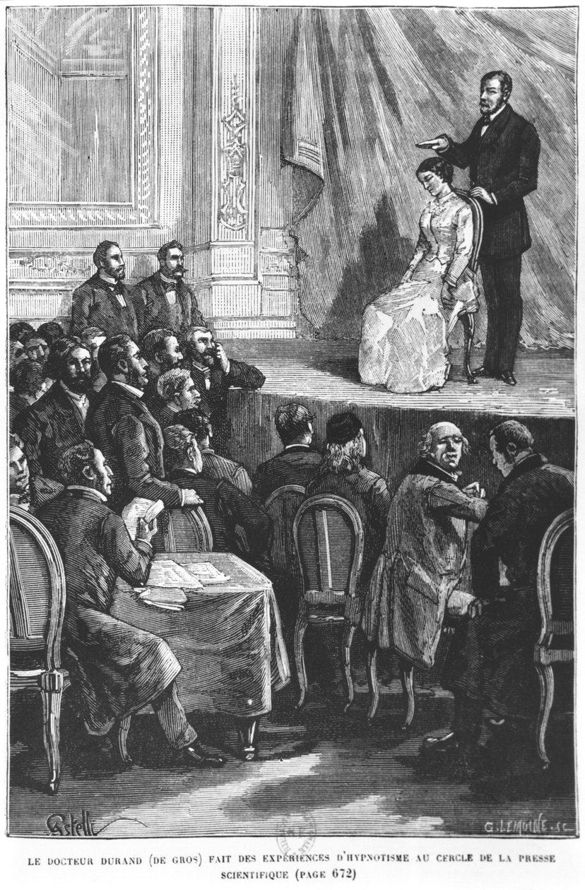 Doctor Durand de Gros experience at the cercle of Scientific Press by French School