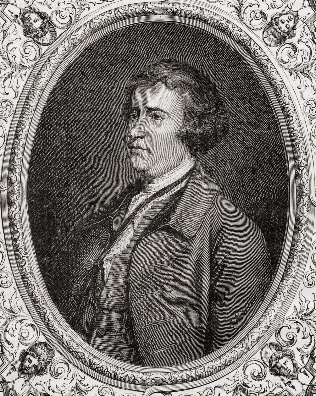 Edmund Burke, from Histoire de la Revolution Francaise by Louis Blanc by French School