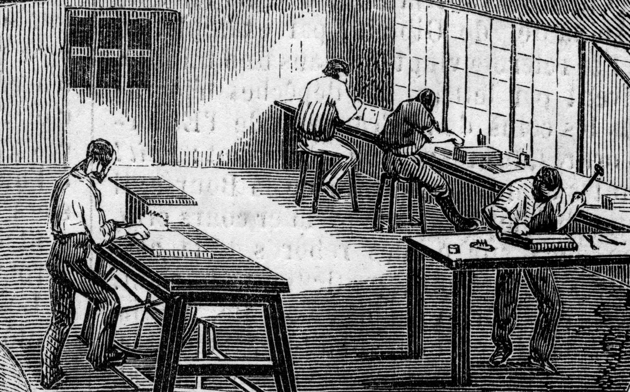 Electrotyping workshops by French School
