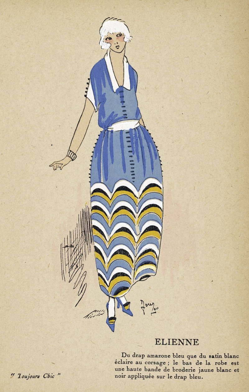 Elienne, from Toujours Chic, published 1921-22 by French School