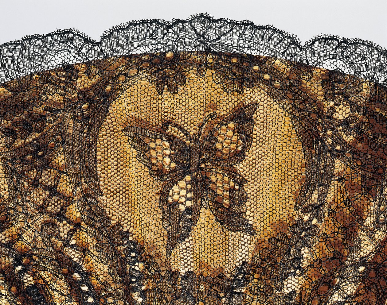Embroidered Butterfly (detail) by French School
