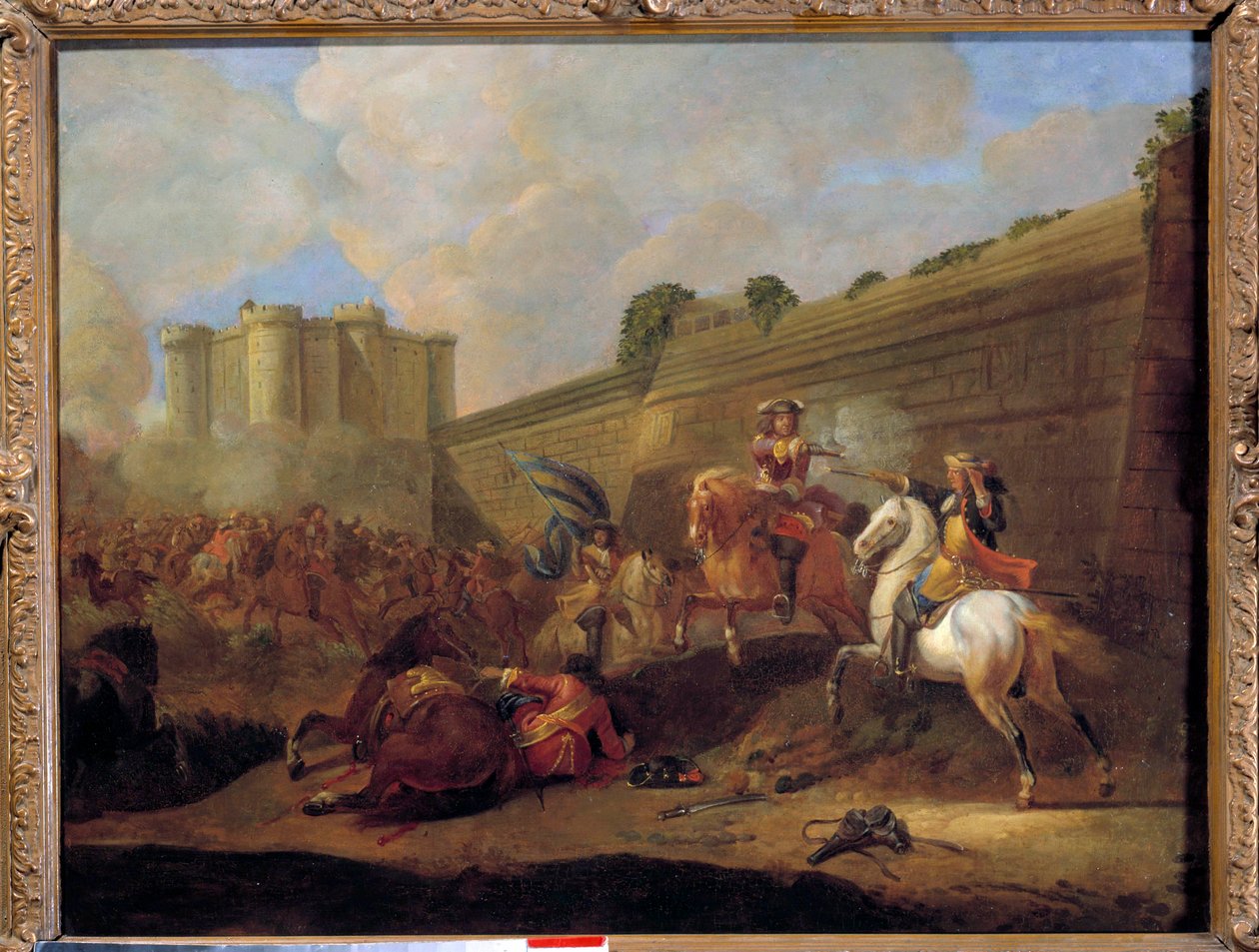 Episode of the Fronde: Fight of Two Horsemen by French School