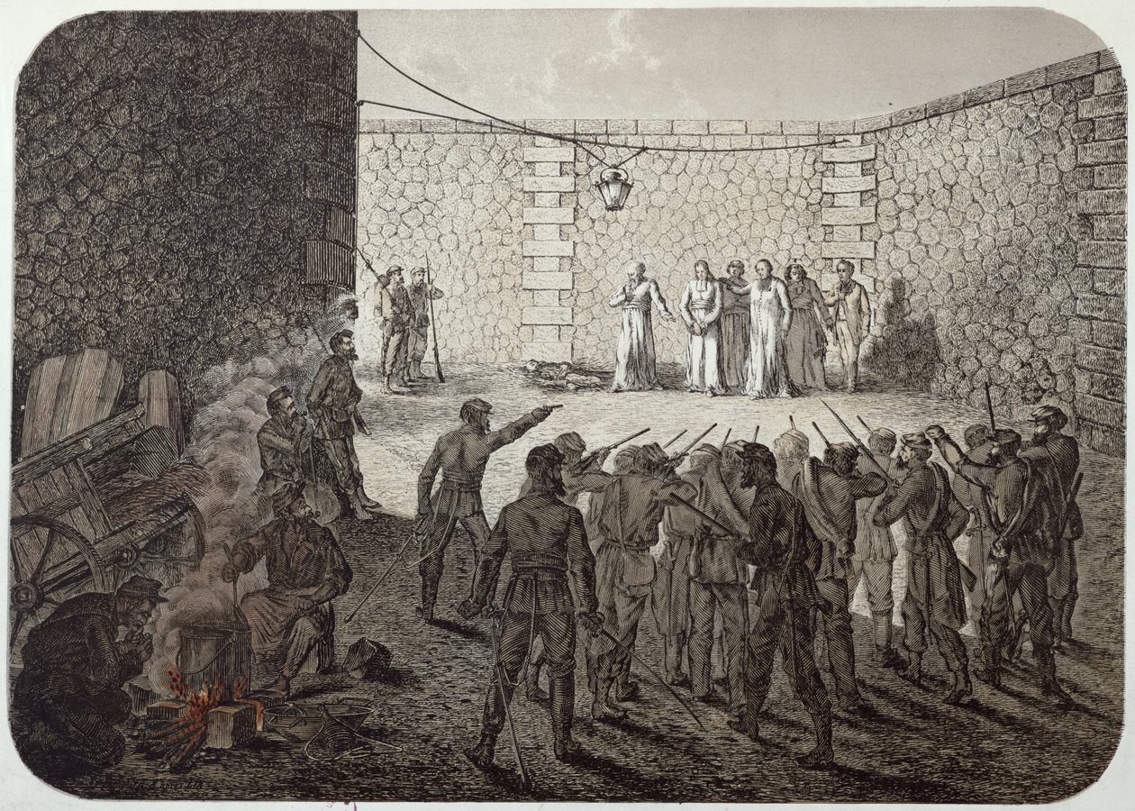Execution of Hostages During the Commune, 1871 by French School