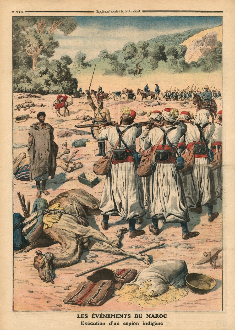 Execution of a Moroccan Spy, Illustration from 