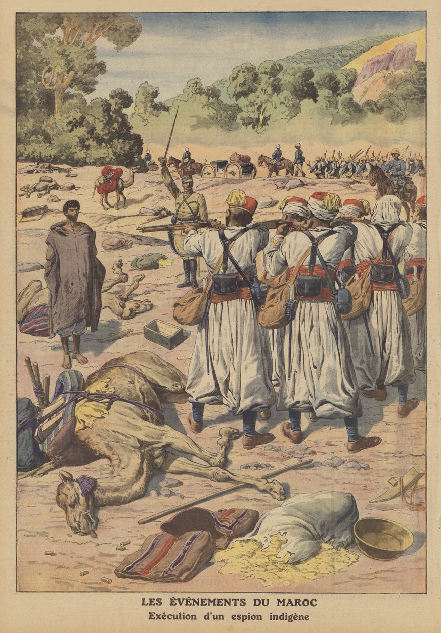 Execution of a Native Spy in Morocco by French School
