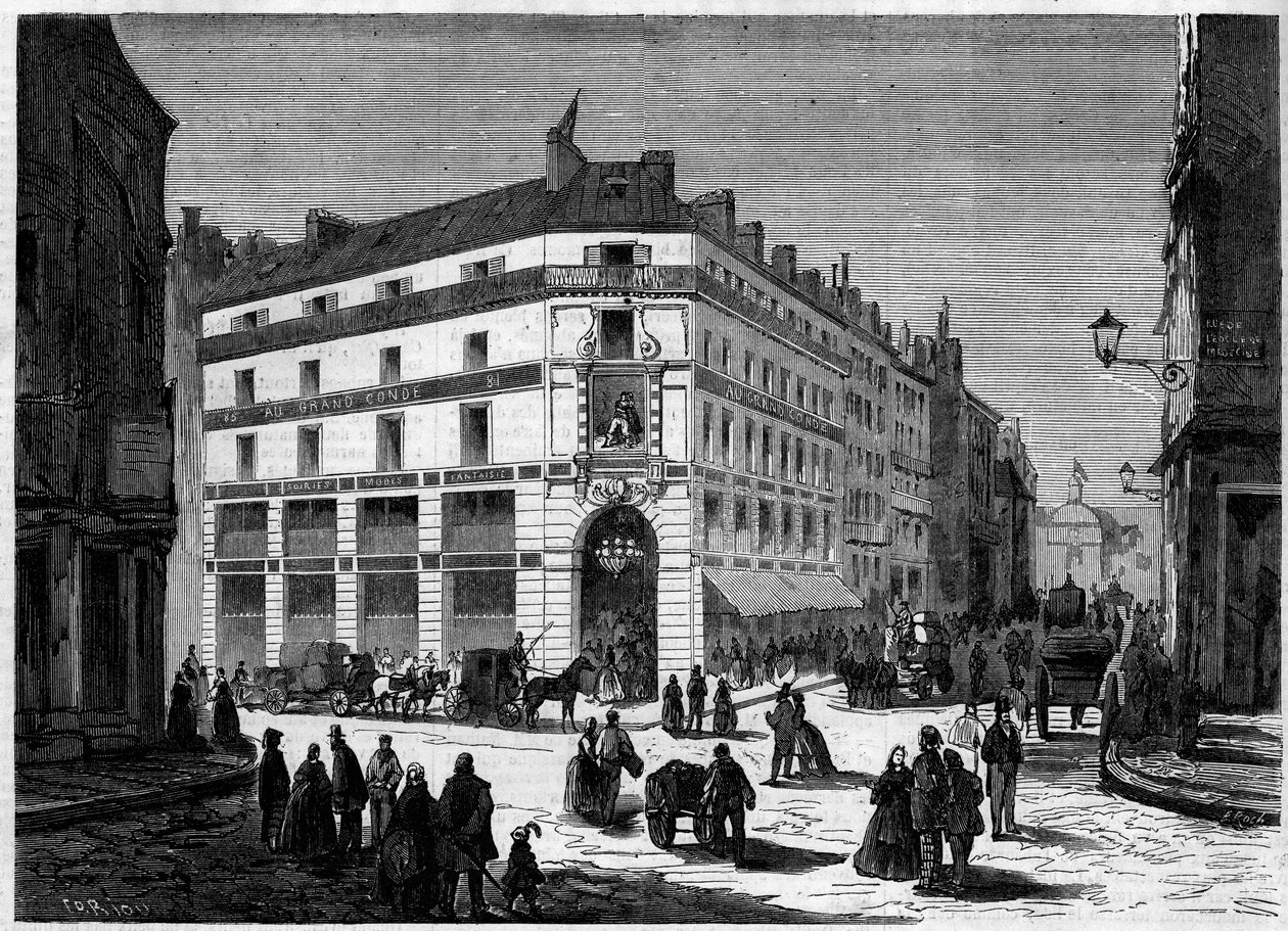 Exterior view of the new stores in the Grand Conde, in Paris, inaugurated on April 8 by French School