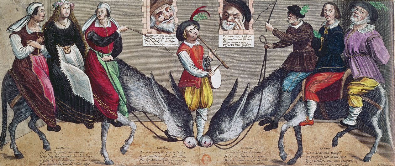 Farce Staged at the Theatre of the Hotel de Bourgogne by French School
