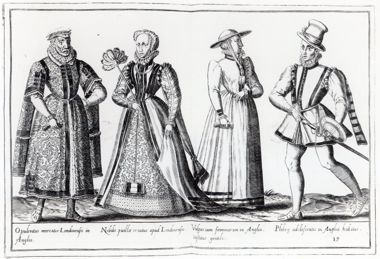 Fashion During the Tudor Period by French School