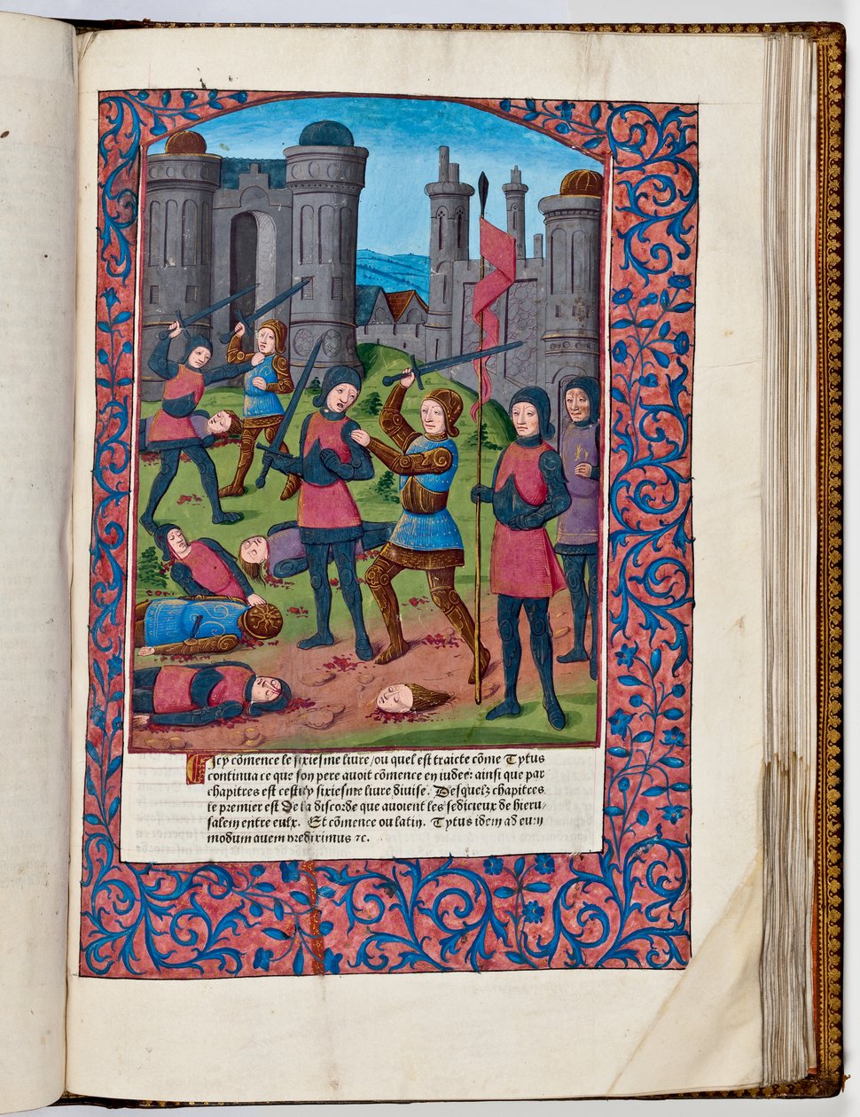 First Jewish-Roman War in Jerusalem, 70 AD by French School