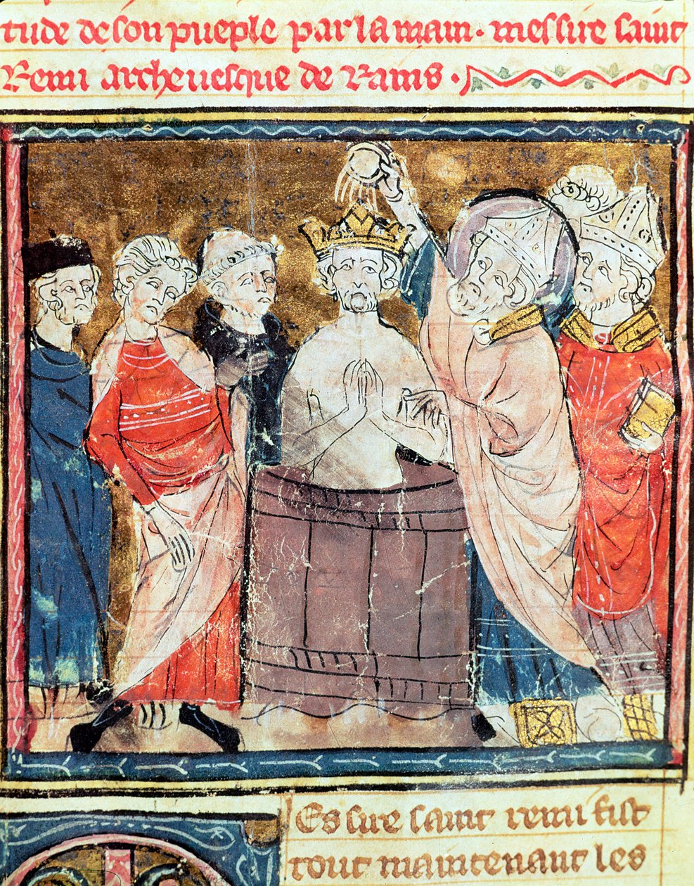 St. Remigius, Bishop of Rheims by French School