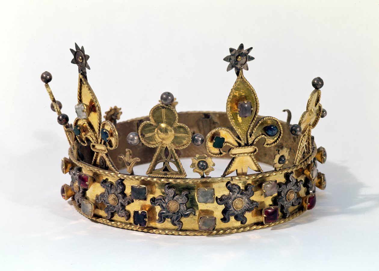 Funerary crown of Philippe of France by French School