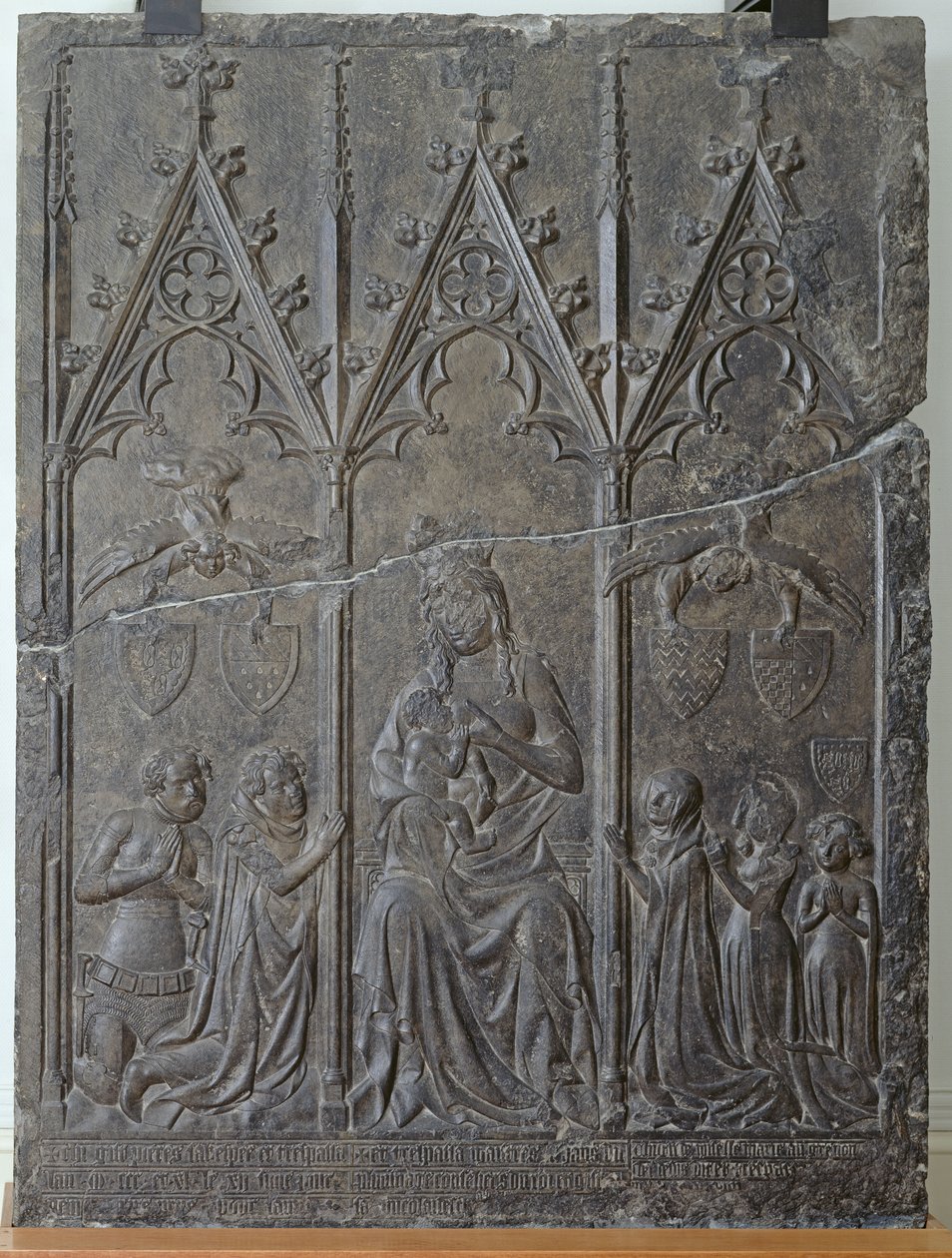 Funerary Stela of the Sacquespee Family from the St. Nicaise Cemetery in Arras by French School