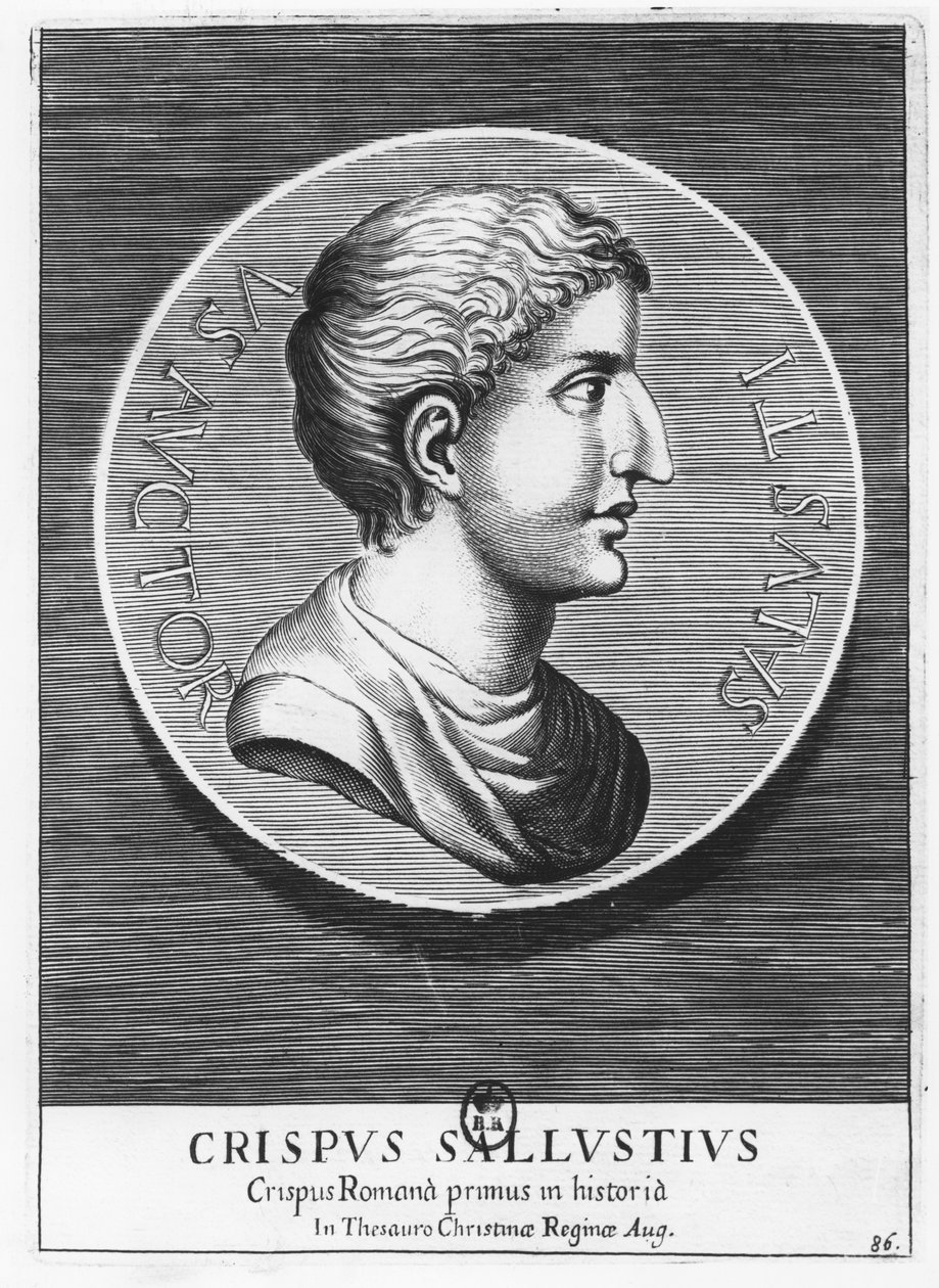 Gaius Sallustius Crispus, Sallust (engraving) by French School