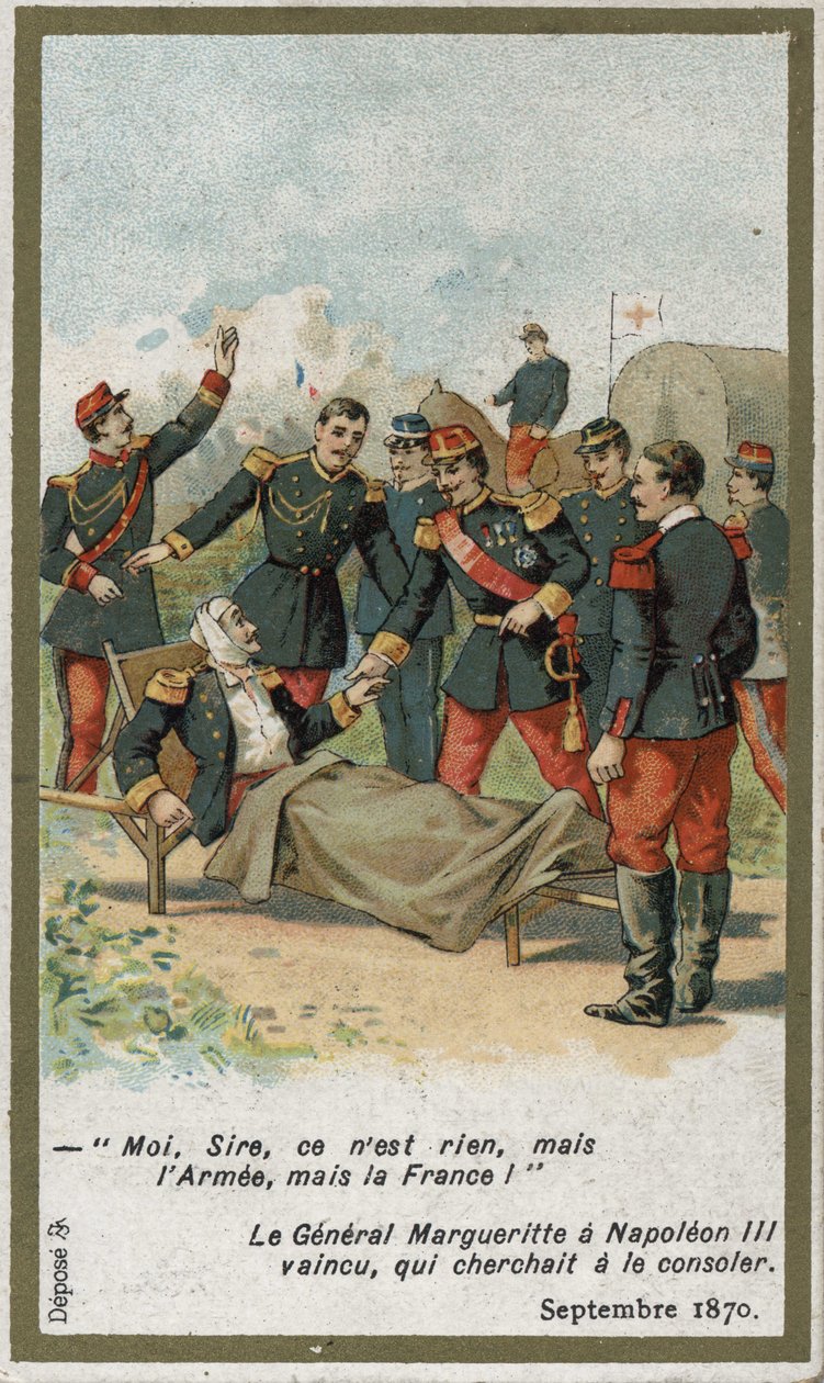 General Jean Auguste Margueritte Fatally Wounded During the Battle of Sedan on September 2 by French School