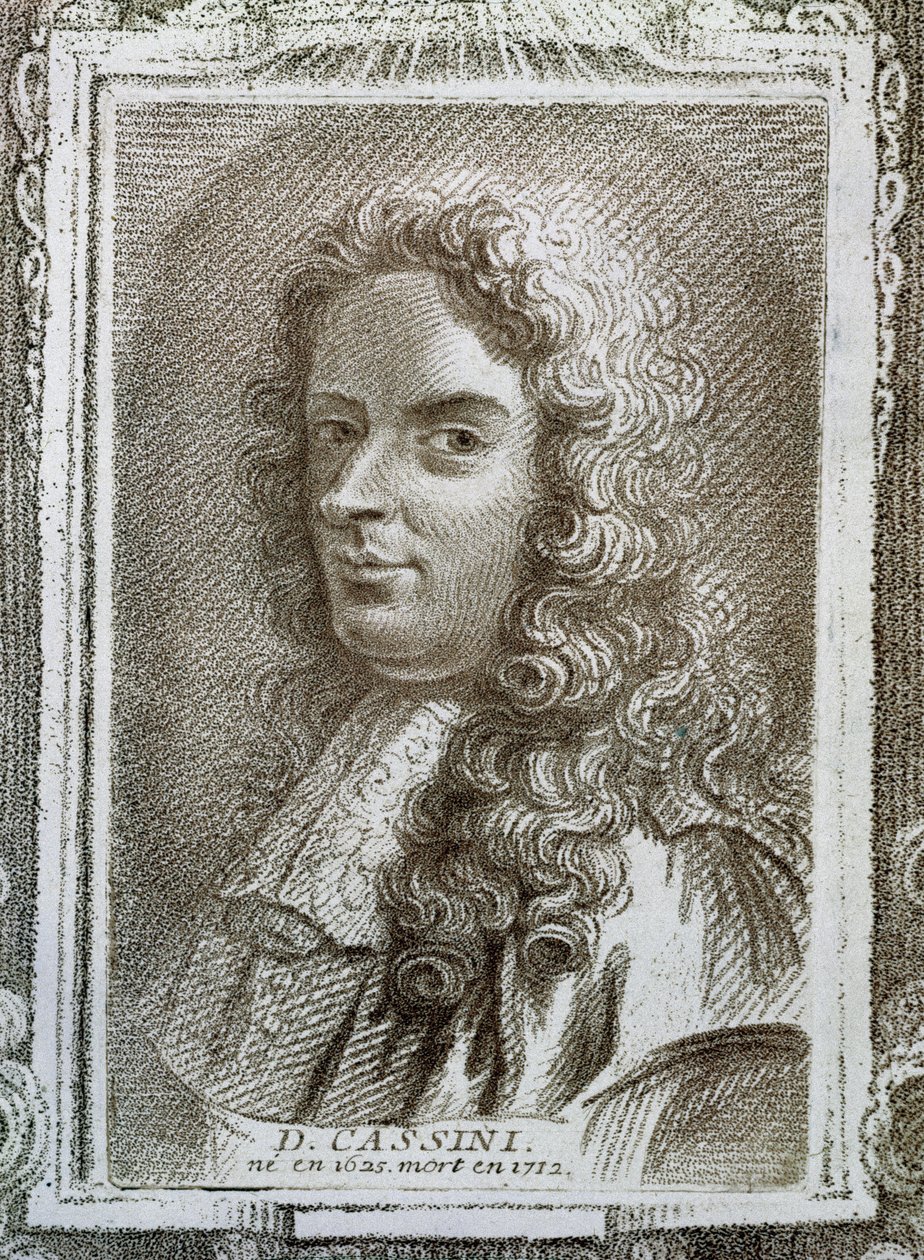 Giovanni Domenico Cassini (1625-1712), illustration from Histoire des Mathematiciens by Alexandre Saverien (1720-1805), published in Paris 1766 by French School
