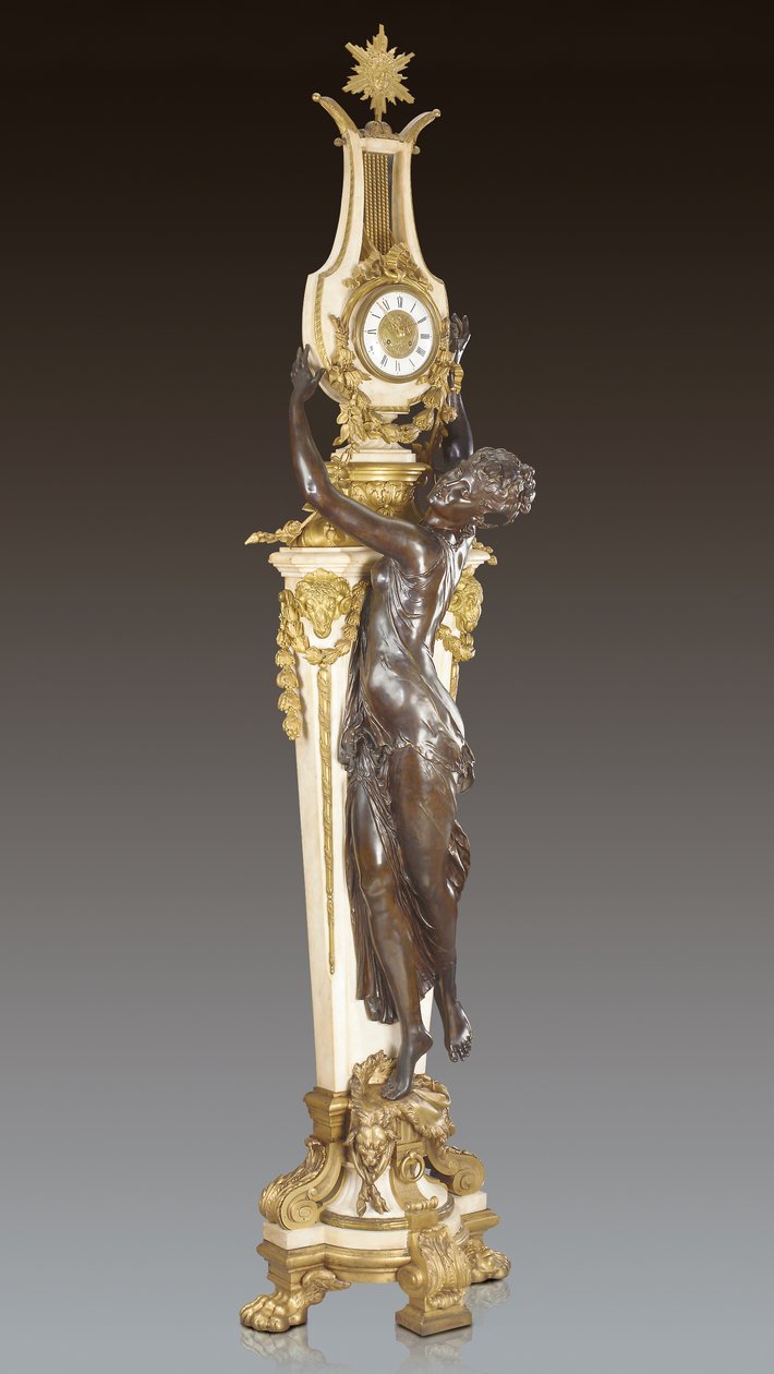 Grande Horloge, an Important and Monumental Pedestal Clock by French School