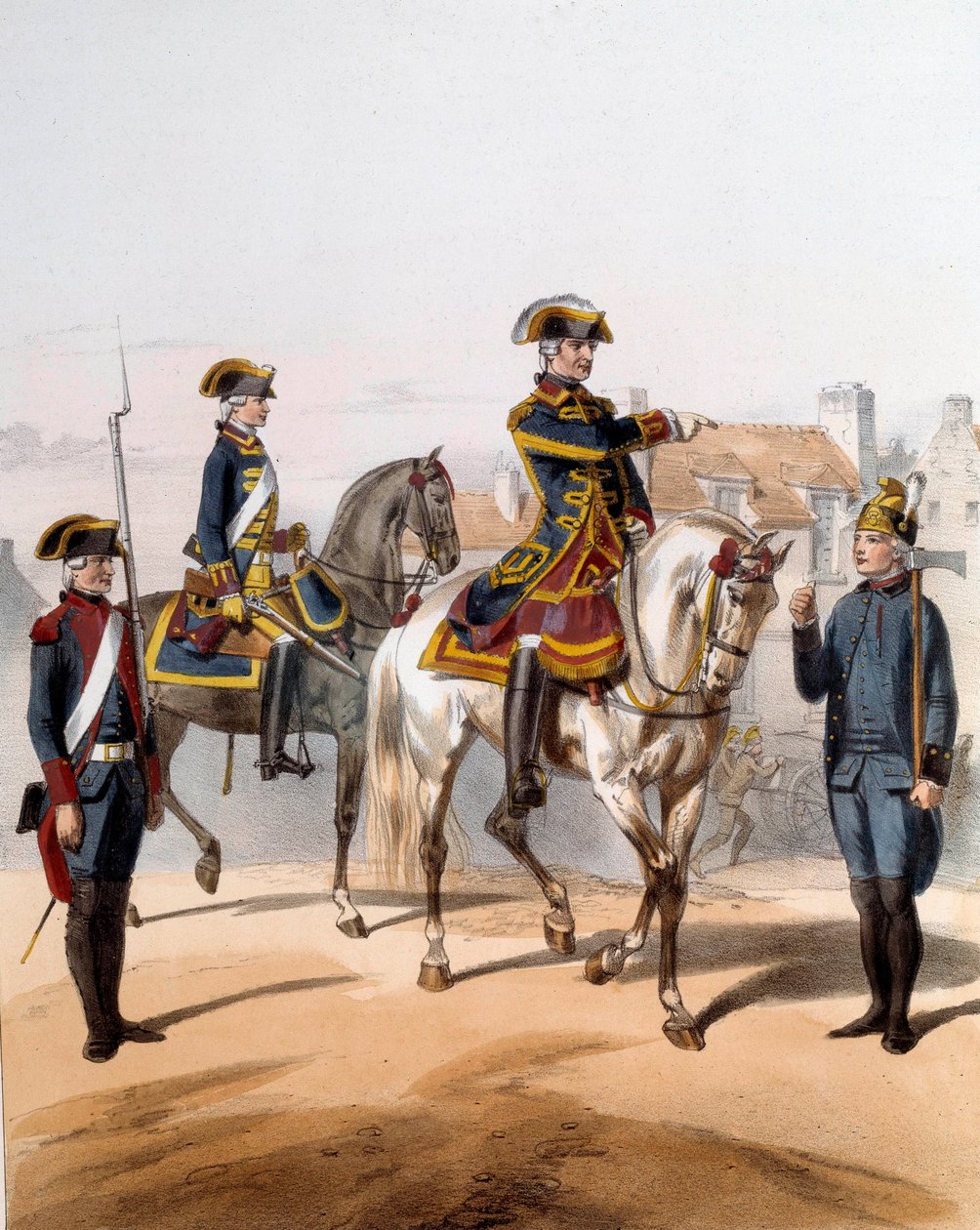 Guards of the City of Paris by French School
