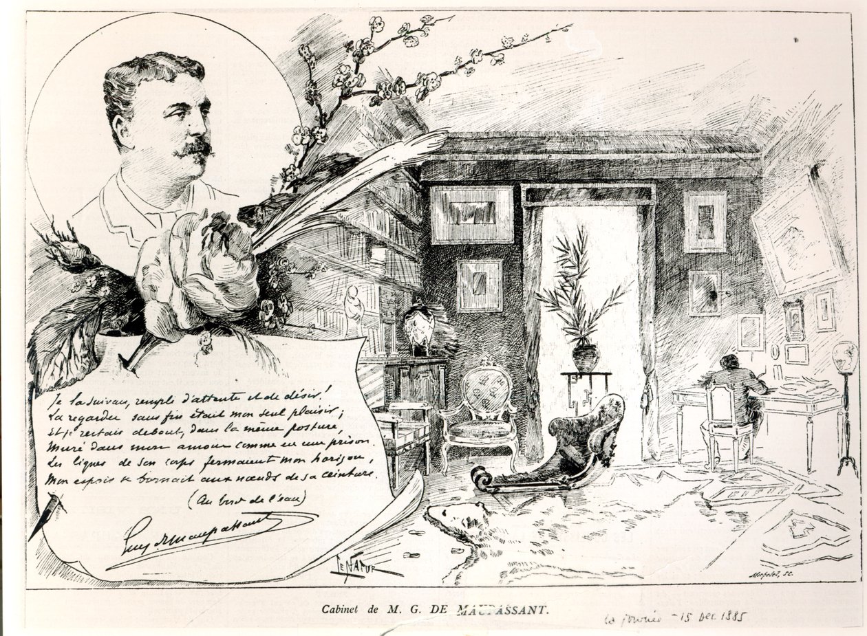 Guy de Maupassant and his Study by French School