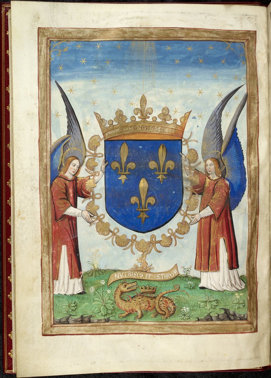 Armorial page from Histoire des guerres des romains, by Appian, c.1515-17 by French School