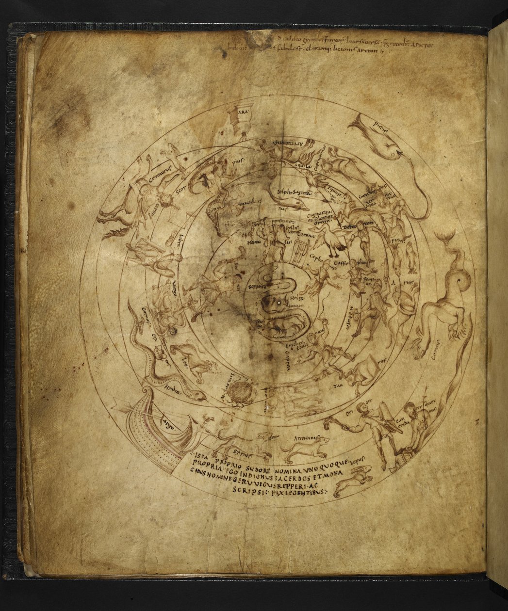 Diagram of the Northern and Southern Hemispheres, from 