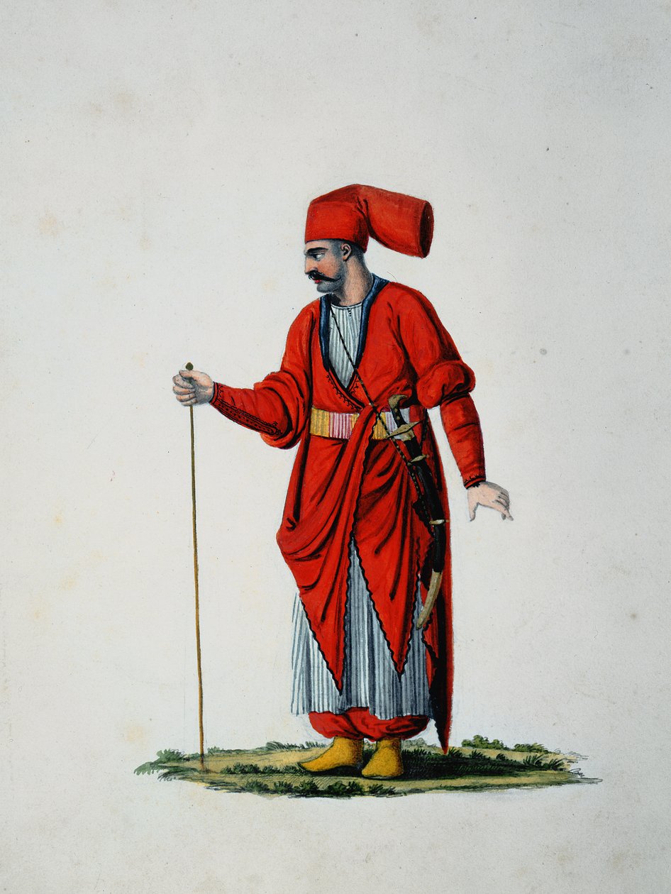 Hasseki Baltaci Valet del Sultani, probably by Cousinery, Ottoman period, third quarter of 18th century by French School