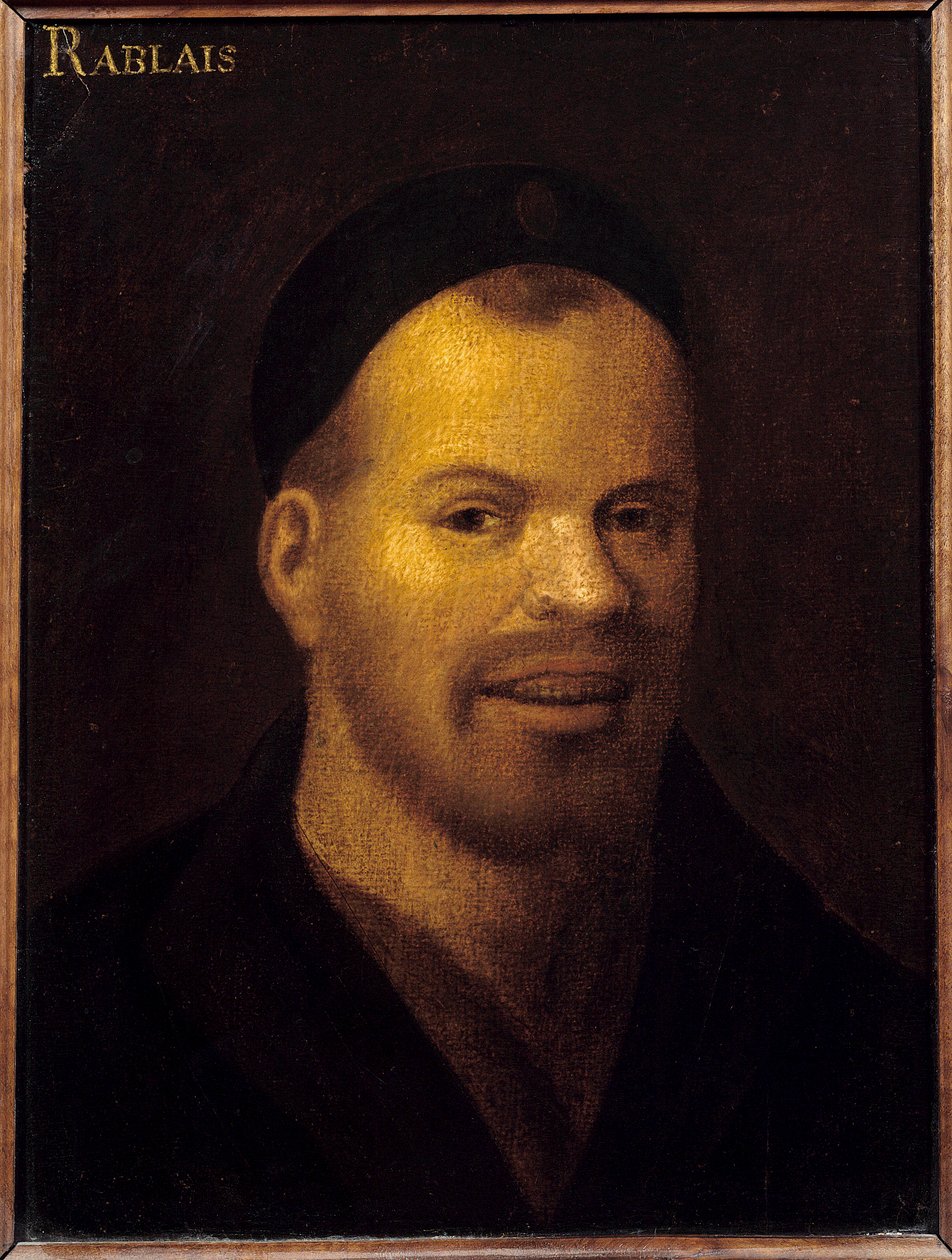 Fancy head formerly identified as Francois Rabelais by French School