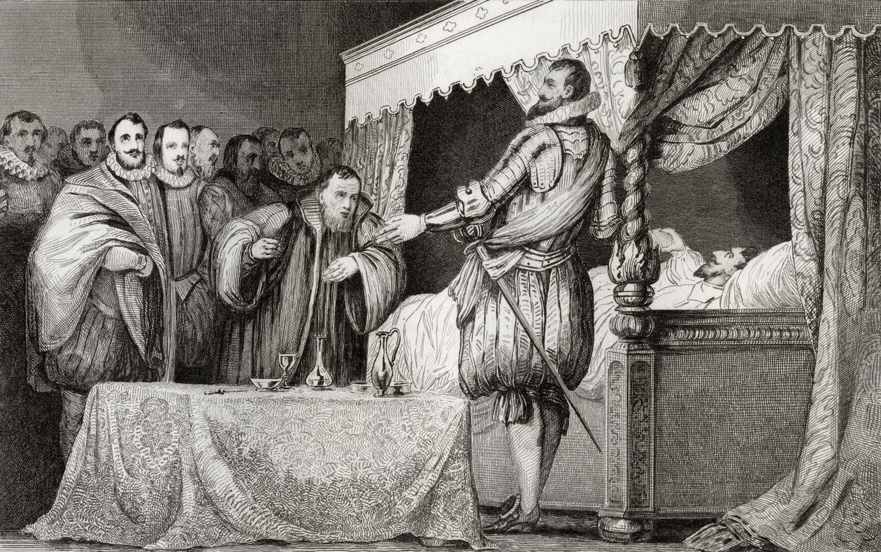 Henri III names Bearnais as his successor, from 