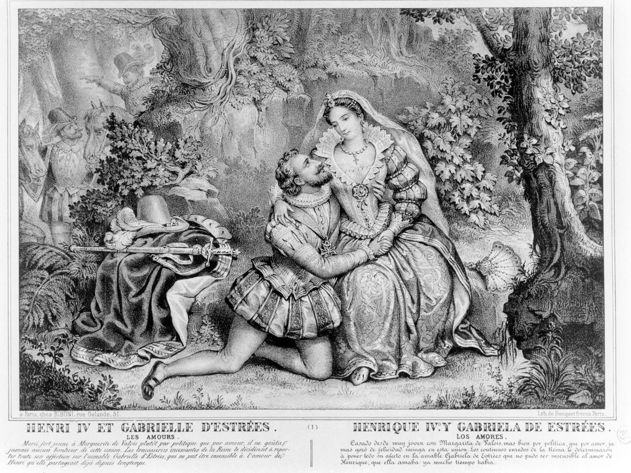 Henri IV, King of France and Gabrielle d