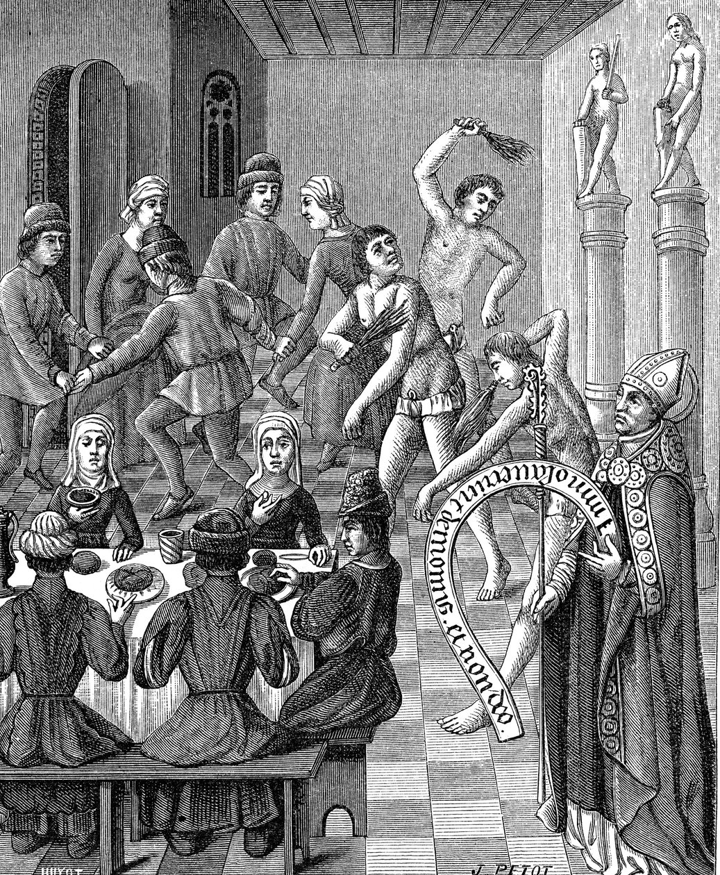 Heresy of the Flagellants by French School