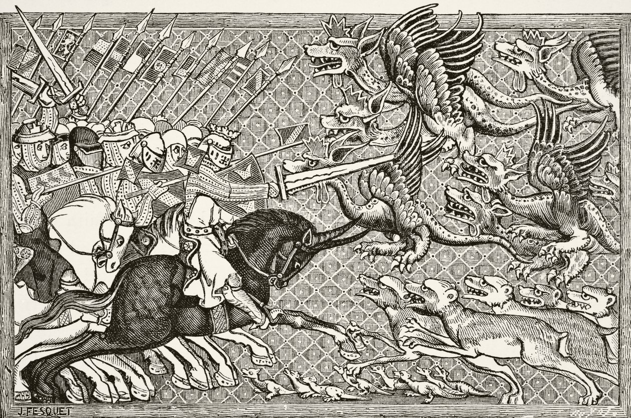 How Alexander Fought the Dragons and a Species of Beast Called Scorpion, from 