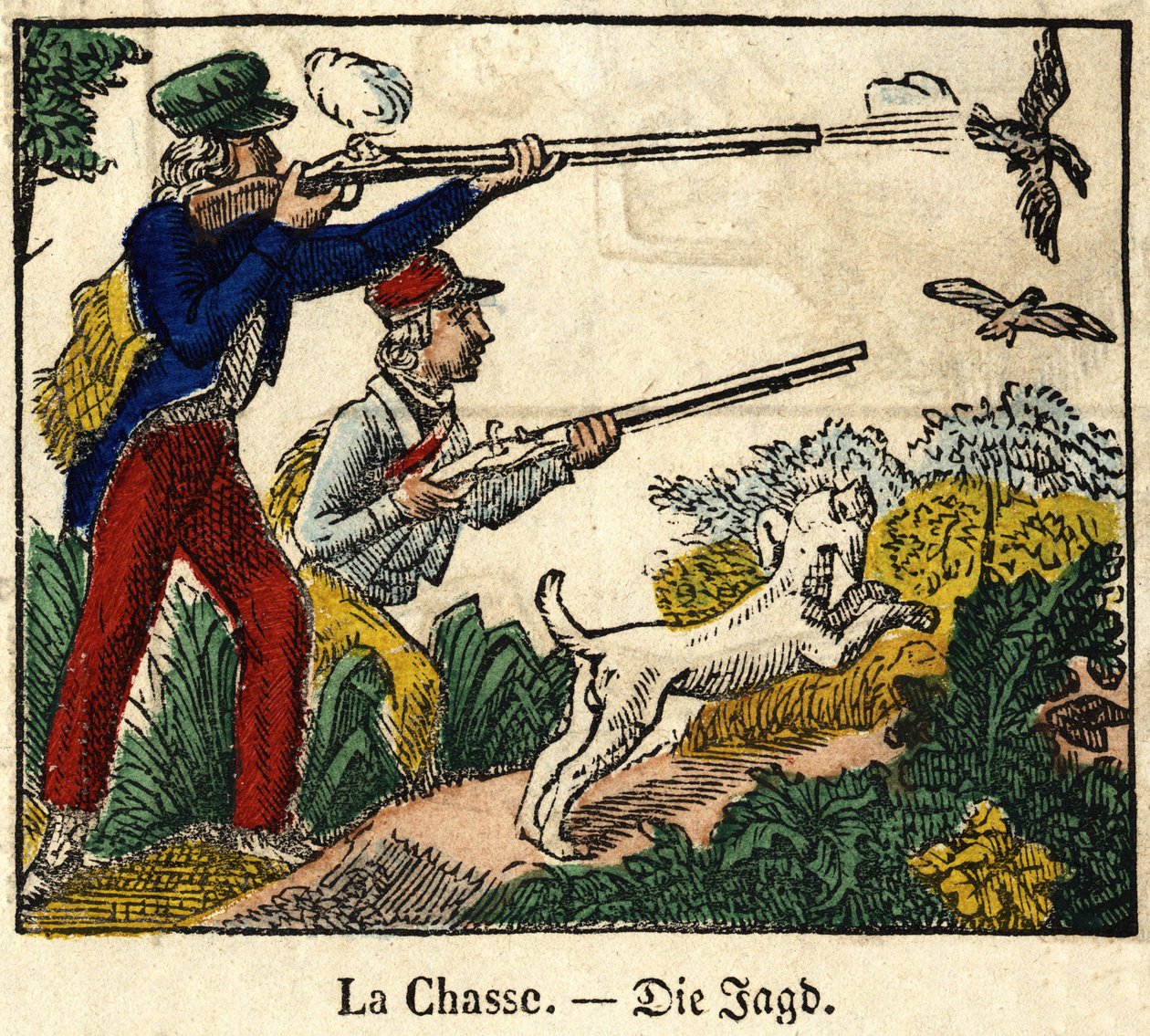 Hunting by French School