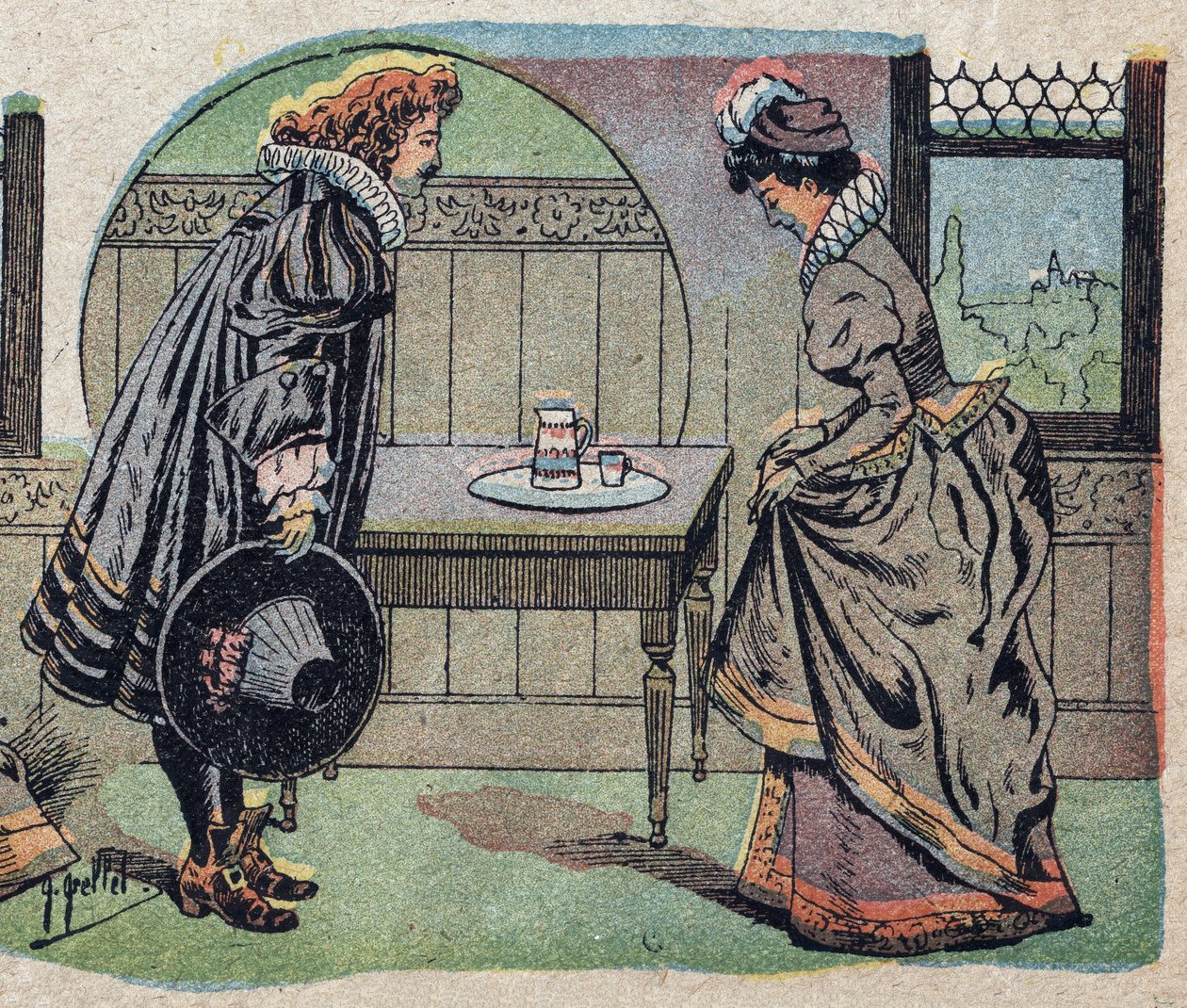 Illustration for the tale 