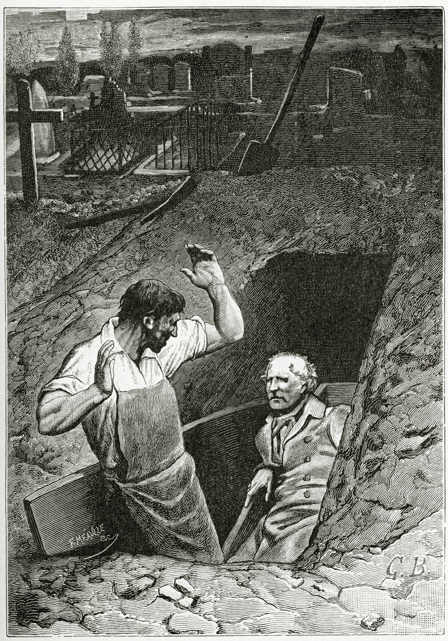Illustration from Les Misérables by French School