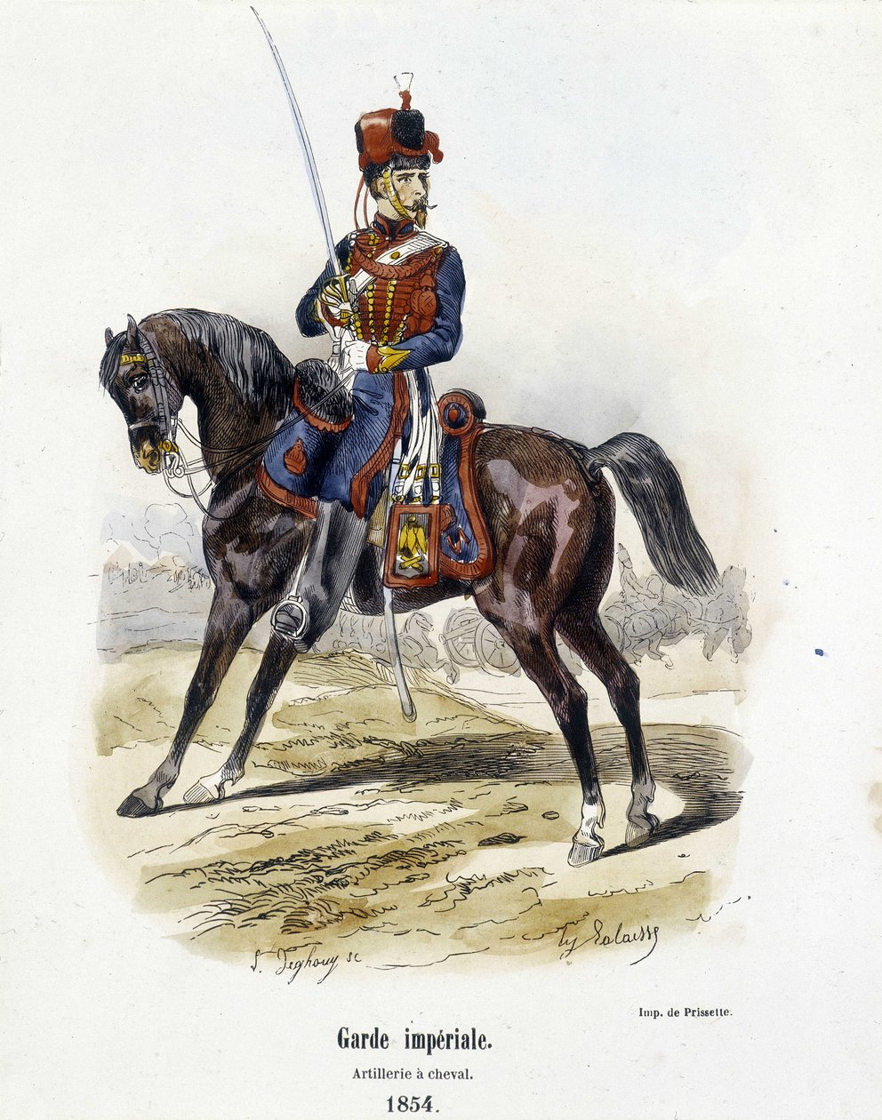 Imperial Guard: Artillery on Horseback in 1854 - in 